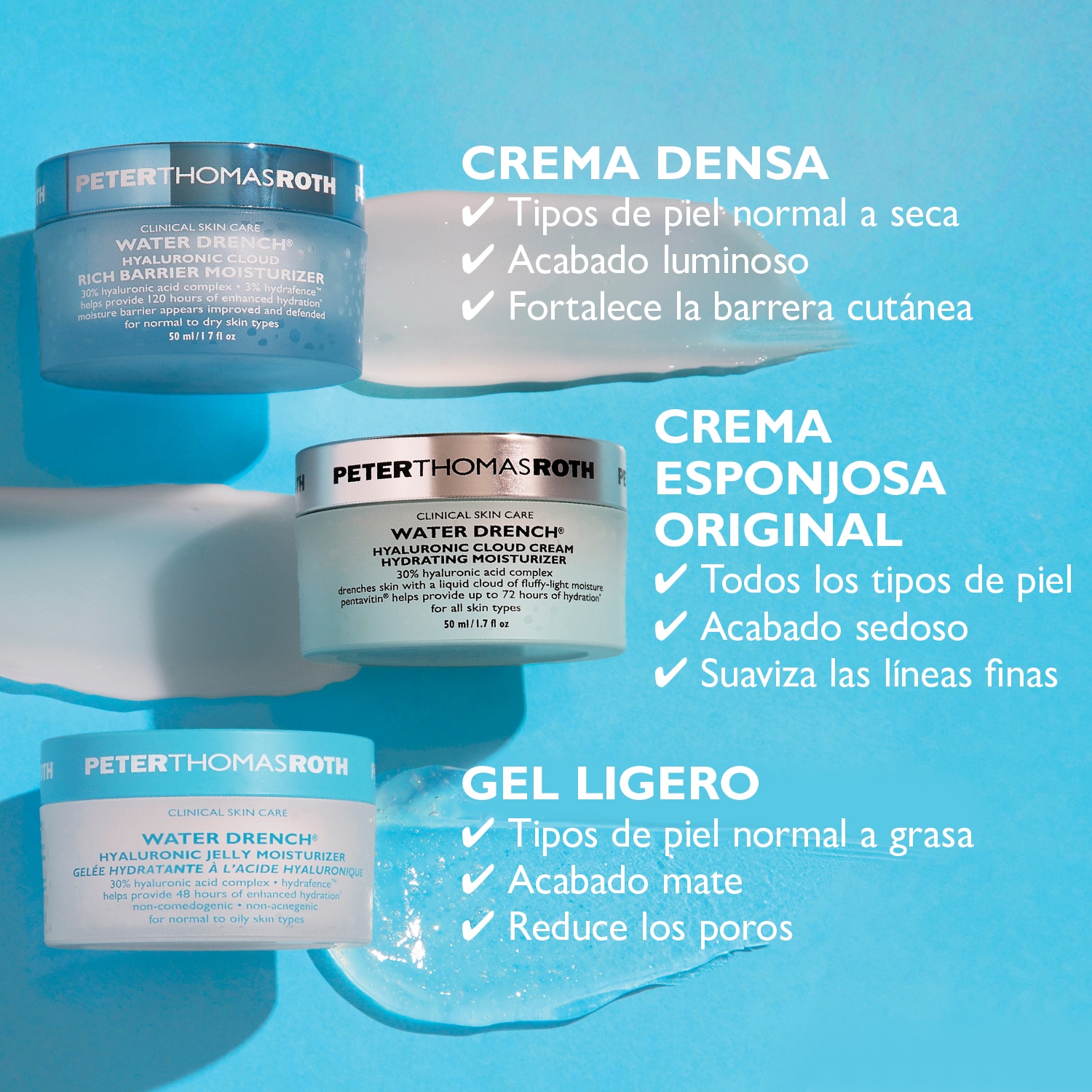 WATER DRENCH&reg; HYALURONIC JELLY MOISTURIZER (GEL HIDRATANTE)